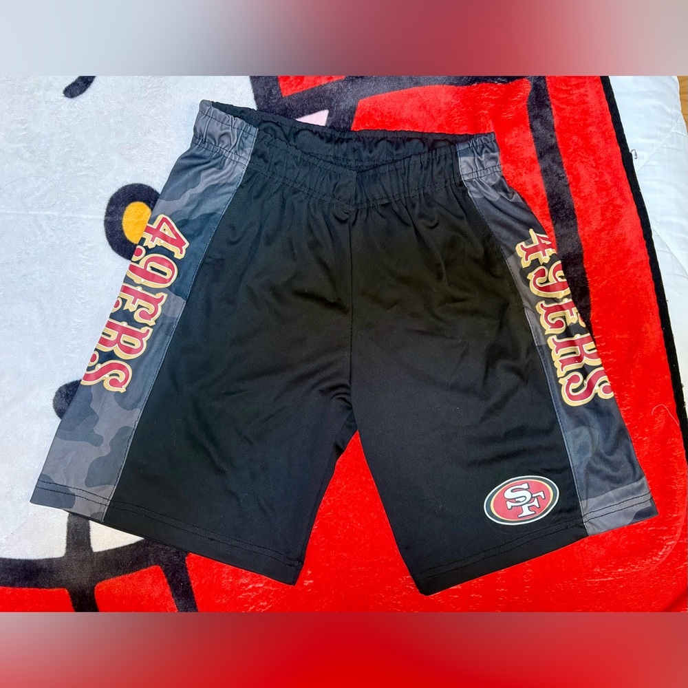 NFL Black 49ers Performance Shorts